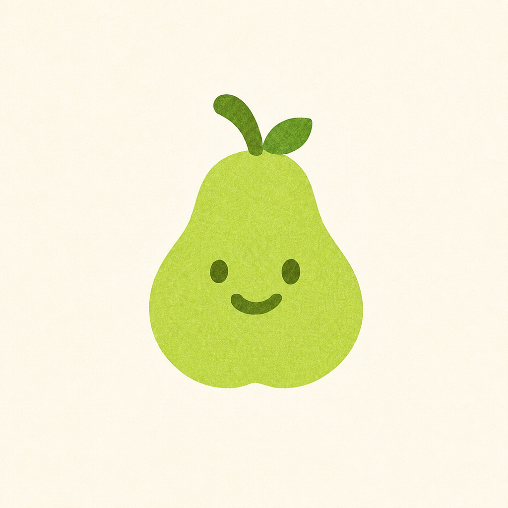 pAIr smiling pear app icon